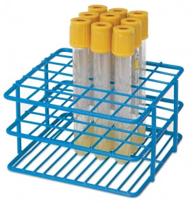 Marketlab Half-Size Epoxy Wire Tube Rack - RACT, TUBE, 10-13MM, HALF, EPOXY WIRE, 36 PLA - 2597-BL