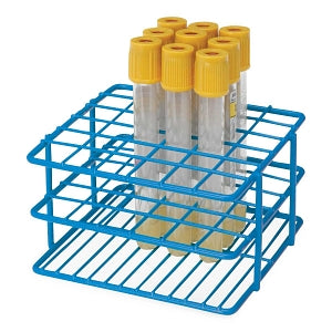 Marketlab Half-Size Epoxy Wire Tube Rack - RACT, TUBE, 10-13MM, HALF, EPOXY WIRE, 36 PLA - 2597-BL