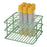 Marketlab Half-Size Epoxy Wire Tube Rack - RACT, TUBE, 10-13MM, HALF, EPOXY WIRE, 36 PLA - 2597-GN