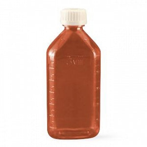 MarketLab Amber PETG Medication Bottles - BOTTLE, PETG, W/CHILD RES CLOSURE, AMB, 8OZ - ML27728