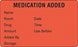 MarketLab Medication Added Labels - LABEL, MEDICATION ADDED, 1.5" X 2.5" - 3861