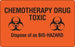 MarketLab Chemotherapy Medication Label - LABEL, CHEMOTHERAPY DRUG-FL, RED, 2.5X4" - 3866