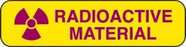 MarketLab Radioactive Warning Label - LABEL, RADIOACTIVE MATERIAL - 3872