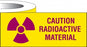 MarketLab Radioactive Warning Label - TAPE, CAUTION RADIOACTIVE MATERIAL, 1X500" - 3874