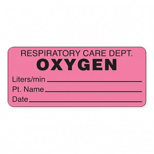 Marketlab Respiratory Therapy Label - LABEL, OXYGEN THERAPY - 3877