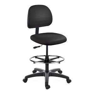 Marketlab Inc. Fusion R+ Mid-Height Chair with 4-Way Mechanism - CHAIR, FIT R+, MID-HEIGHT, 4-WAY, BLACK - 42485-BK