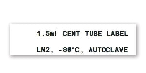 Marketlab Extreme Temperature Label Tape - LABEL TAPE, EXTREME TEMP, WHITE, 0.37"W - 4516