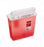 MarketLab 5 Quart Sharpstar Sharps Container - 5 Quart Sharpstar Sharps Container for Lockable Enclosures, 10.625"W x 4.5"D x 9"H - 4609