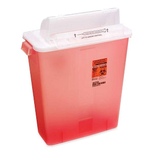 Marketlab 12 Quart Sharpstar with Counter Balanced Lid - CONTAINER, 12QT, TRANSPARENT RED, SHARPSTAR - 4610