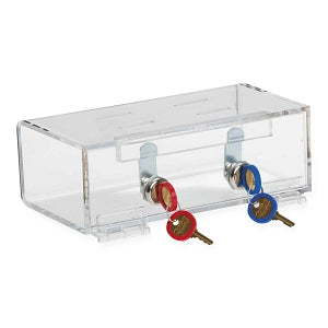 Marketla Medical Lock Boxes with Keys - BOX, MEDICAL, DOUBLE LOCK, ACRYLIC - ML4615