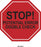 MarketLab High Alert Label - LABEL, STOP! POTENTIAL ERROR, 10/ROLL - 4642