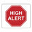 MarketLab High Alert Label - LABEL, HIGH ALERT LARGE, 25/PK - 4650