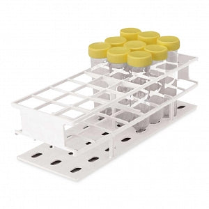 MarketLab 30mm Tube Racks - RACK, FULL, TUBE 30MM, 24 CAPACITY - 5316-WH