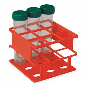 MarketLab 30mm Tube Racks - RACK, HALF, TUBE 30MM, 9 CAPACITY - 5317-RD