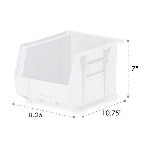 MarketLab Organizer Bins - ORGANIZER BIN, 8.25 X 10.75 X 7", S-CL - 6002-SC