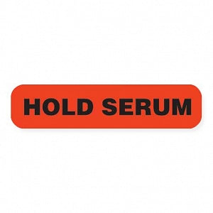 MarketLab Chemistry Label - LABEL, HOLD SERUM - 6449