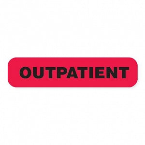 MarketLab Clerical Medical Labels - LABEL, OUTPATIENT - 6450