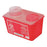 Marketlab 8 Quart Chimney Top Sharps Container - CHIMNEY TOP, SHARPS, SMALL, RED, 4QT - 6529