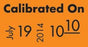 MarketLab Label Gun - LABEL, CALIBRATED ON, FLUORESCENT ORANGE - 6608