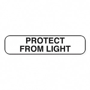 MarketLab Phlebotomy / Specimen Receiving Labels - LABEL, PROTECT FROM LIGHT, WHITE - 6756