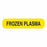 MarketLab Chemistry Label - LABEL, FROZEN PLASMA, YELLOW - 6778