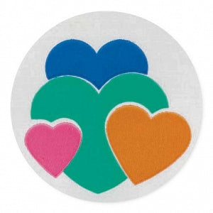 MarketLab Award Stickers - STICKER, AWARD, HEARTS - 7658