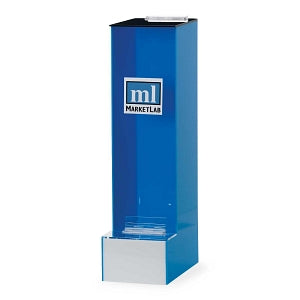 MarketLab Blue Acrylic Culture Tube Rack - DISPENSER, CULTURE TUBE, LARGE, BLUE - 7719