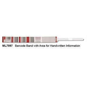 MarketLab Barcode Typenex Blood Band - BARCODE, TYPENEX, NEXT GENERATION, BLUE - 7897-BL