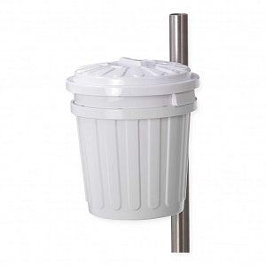 Marketlab TransCart Accessory - WASTE BASKET, 2 GALLON, WITH BRACKET - 7929