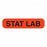 MarketLab Clerical Medical Labels - DBD-LABEL, STAT LAB, FLOURESCENT ORANGE - 8013