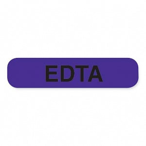 MarketLab Heme / Coag Labels - LABEL, EDTA, PURPLE - 8021