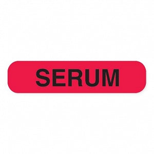 MarketLab Chemistry Label - LABEL, SERUM, RED - 8022