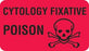 Marketlab Caution Labels - LABEL, CYTOLOGY FIXATIVE, RED - 8026