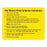 Marketlab Urine Collection Label - LABEL, MID STREAM, YELLOW - 8037