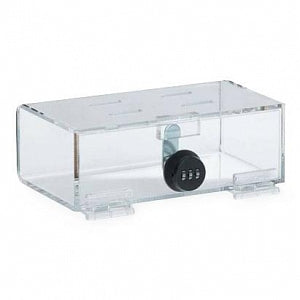 MarketLab Acrylic Combi-Cam Medical Lock Box - Acrylic Combi-Cam Medical Lock Box - ML8754