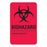 MarketLab Biohazard Warning Label - Biohazard Identity Label, Red, 1-3/4" x 2-3/4" - ML6463