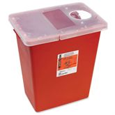 Standard Sharps Containers 8 Gallon - 15.5"W x 11"D x 17.75"H