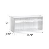 Adjustable Bin Units & Additional Dividers 11.75"W Single - Includes 3 Removable Dividers