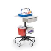 Go-Cart Mobile Draw Cart Deluxe (as pictured) - 18.5"L x 22.5"W x 29"-45"H