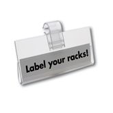 Tube Rack Labeling System