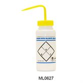 Leak-Proof Wash Bottles Sodium Hypochlorite