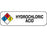 Chemical Hazard Labels HYDROCHLORIC ACID" - White with black text and NFPA hazard diamond - 2.5"W x 0.75"H