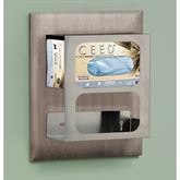 Double Stainless Steel Glove Dispenser on Panel Double Stainless Steel Glove Dispenser on Panel - 13"W x 15"H