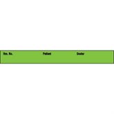 Label Tape Patient Chart - 4.5"W x 0.5"H each