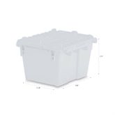 Storage Tote Extra Small - 9.8"W x 11.8"L x 7.7"H