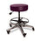 Heavy Duty Physician Stool Height Adjustable, Heavy Duty Physician Stool with Foot Ring - 28"W x 28"D x 17"-22"H