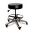 Heavy Duty Physician Stool Height Adjustable, Heavy Duty Physician Stool with Foot Ring - 28"W x 28"D x 17"-22"H