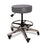 Heavy Duty Physician Stool Height Adjustable, Heavy Duty Physician Stool with Foot Ring - 28"W x 28"D x 17"-22"H