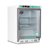 Built-in Undercounter Refrigerator 4.6 cu ft Capacity - 23.75"W x 33.875"D x 25.5"H Glass Door with Right Hinge