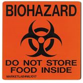 Biohazard Magnet Biohazard Magnet - 5"W x 5"H